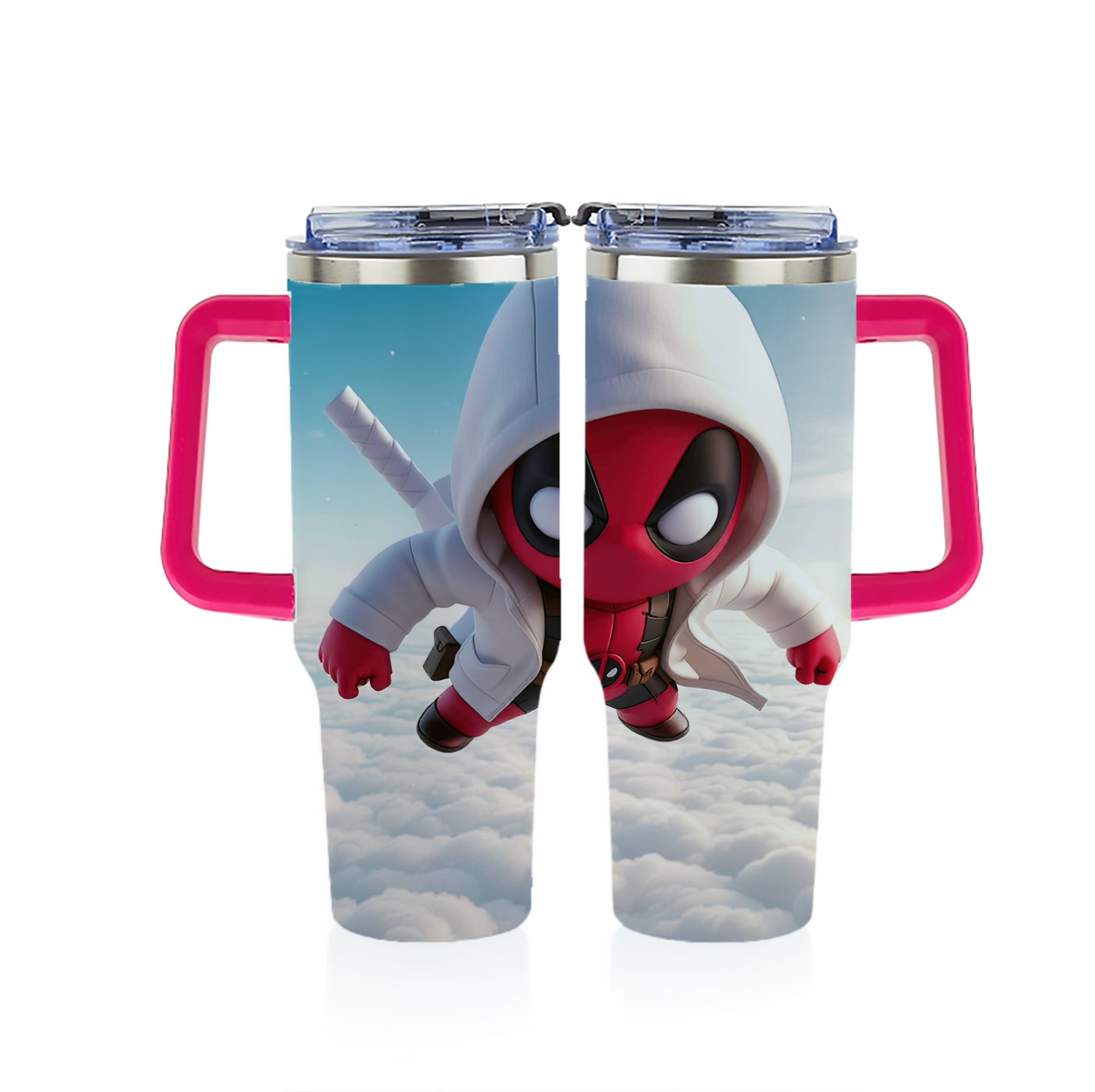 （画像用） Deadpool デッドプール 1200ｍLフルプリント車用タンブラー